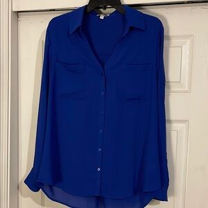 Express Portofino Blue Blouse